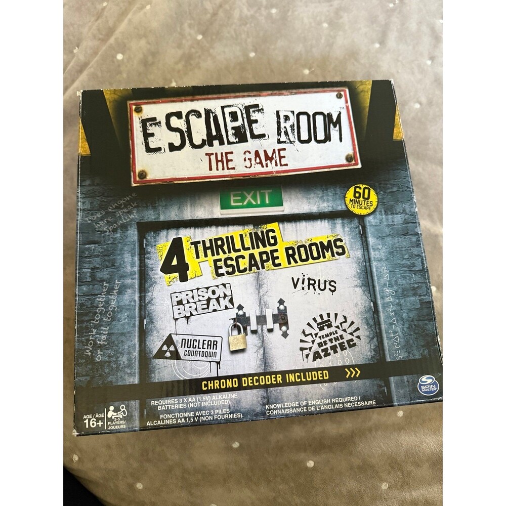 Spin Master Games - Escape Room The Game 4 Thrilling Escape Rooms Board Game